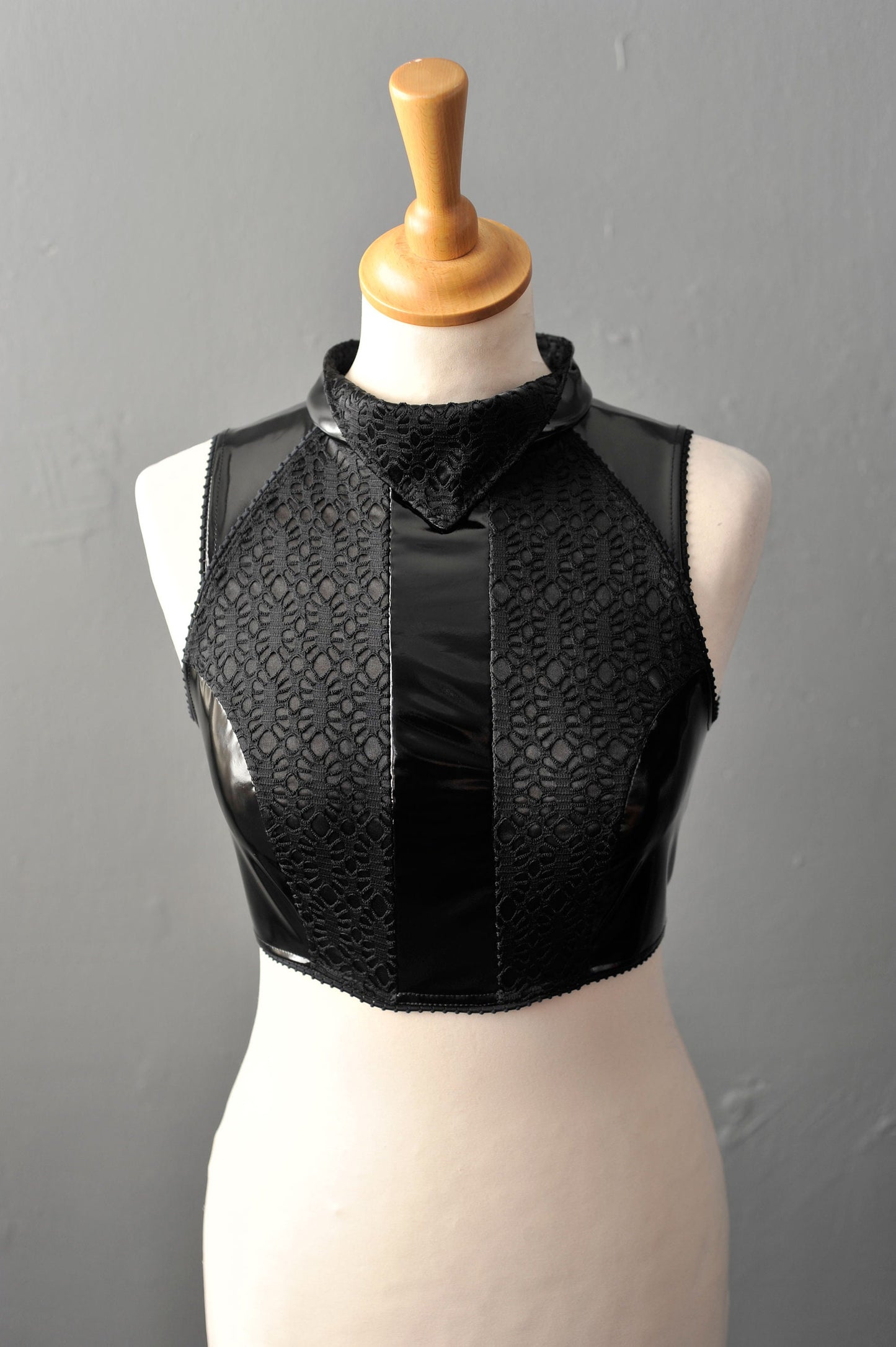 Cyberpunk PVC Crop Top