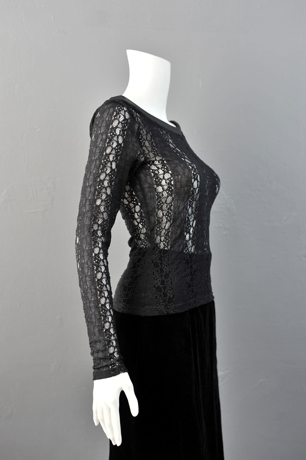 Nu Goth Lace Top