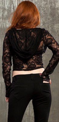 Shrug - Shadows In Spain Hooded Lace Shrug