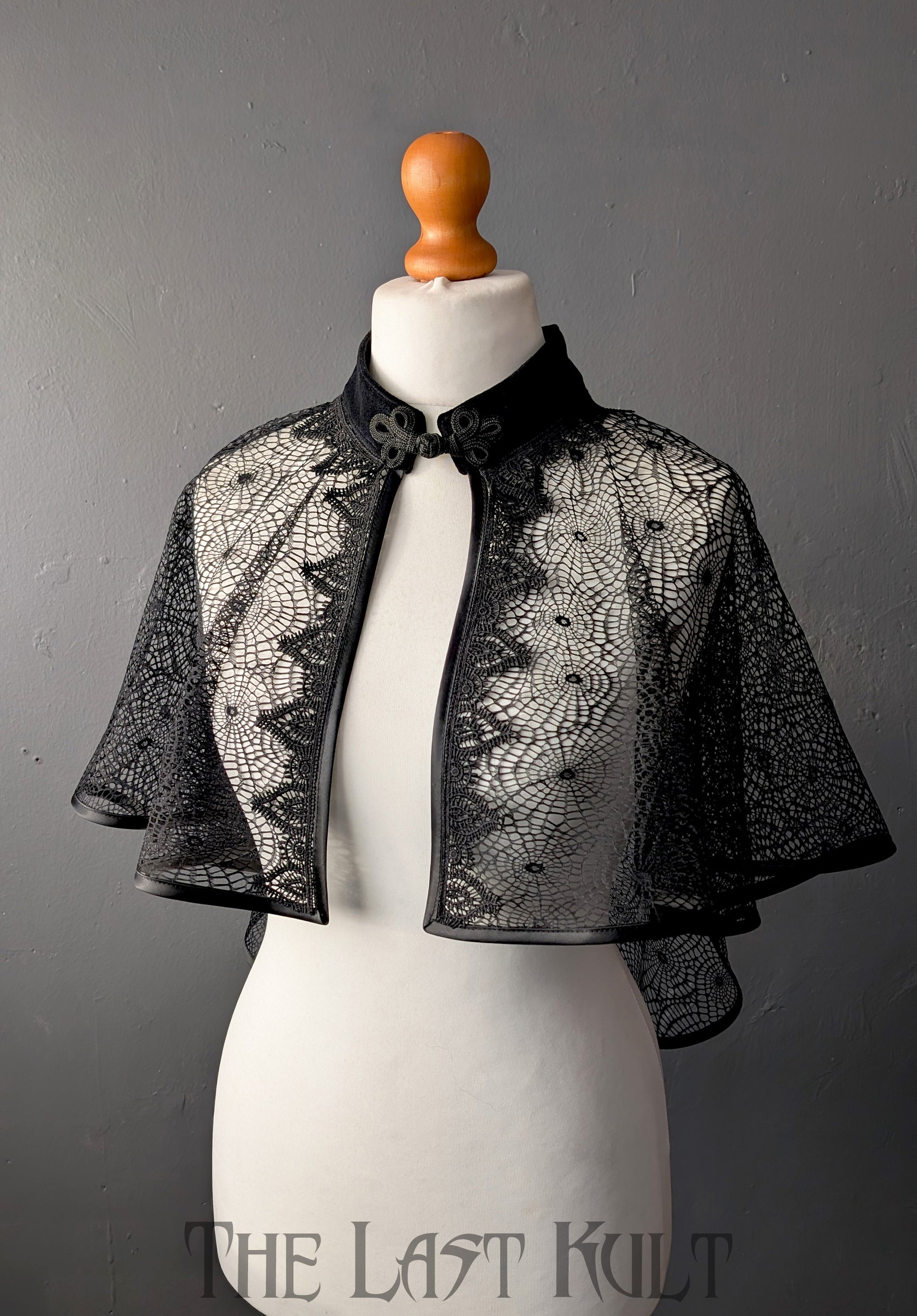 Spiderweb Lace Cape