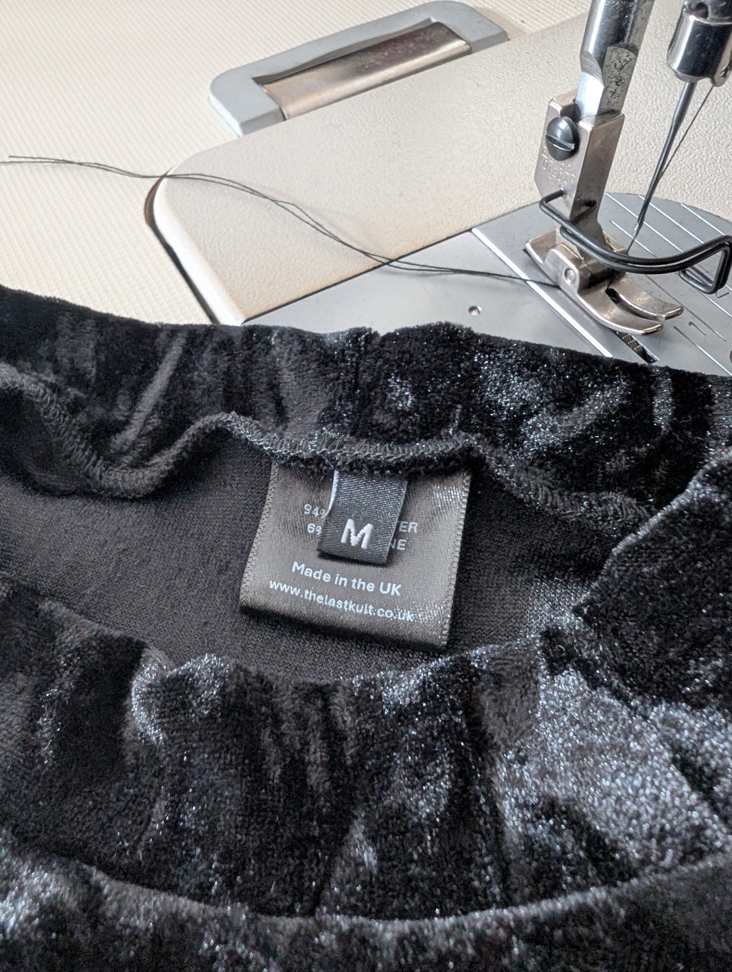 Mens Black Crushed Velvet Tank Top