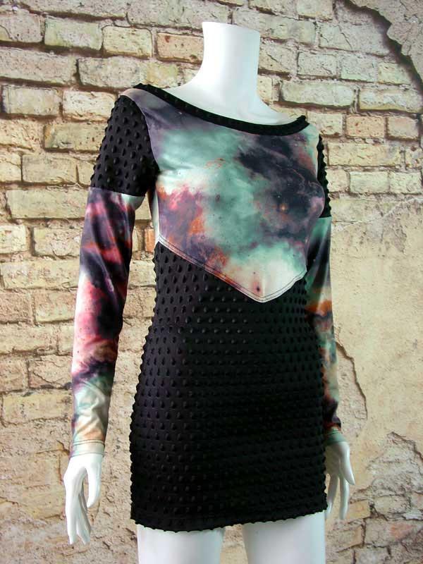 Dress - Cyber Cosmic Space Mini Dress